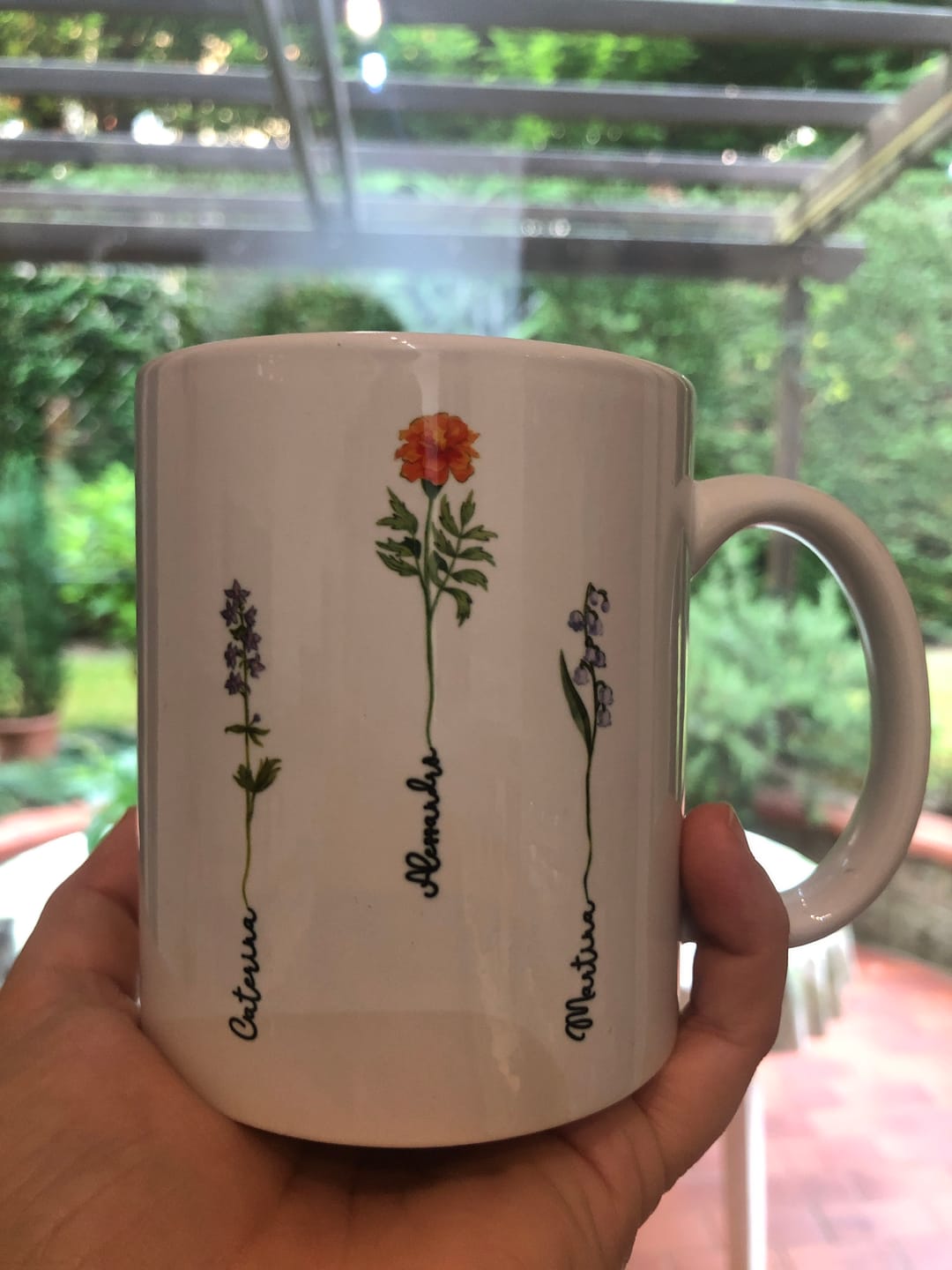 Customer photo review of Il giardino della nonna - Tazza per nonni