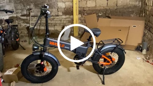 Customer video review of Vakole CO20 MAX 750W*2 Dual Motor 20" Fat Bike Folding Electric Bike 20Ah Samsung Battery [Pre-Order]