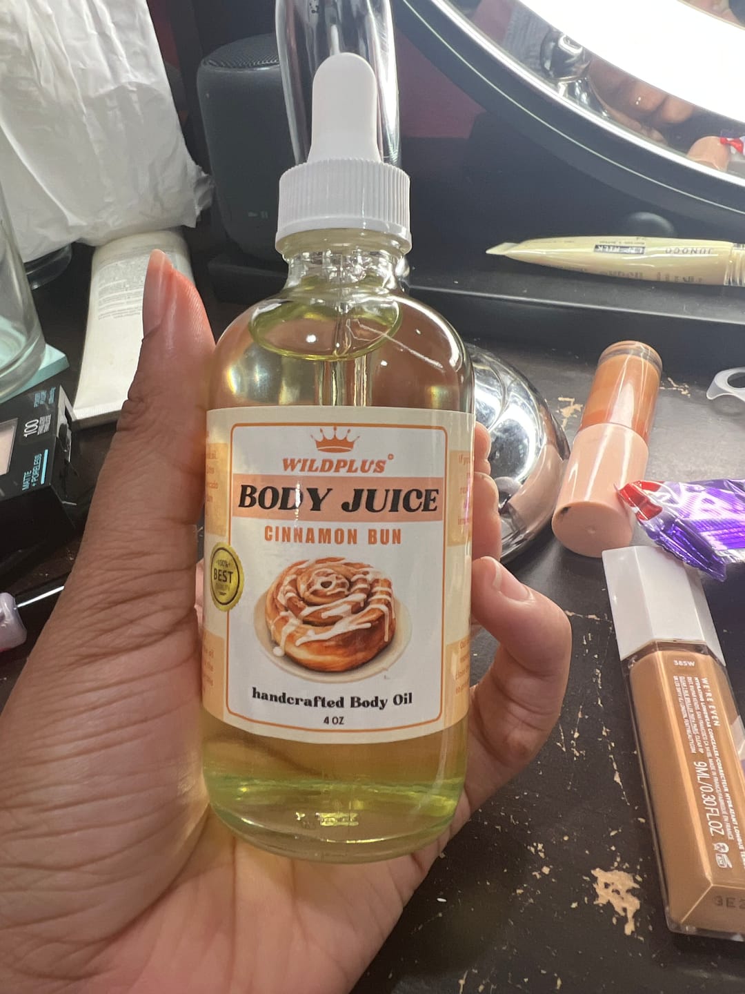 Customer photo review of Body Juice Oil