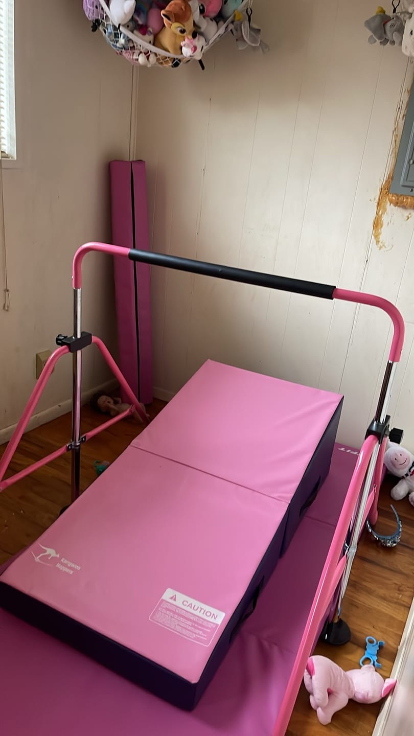 Customer photo review of Gymnastics kip bar bundle
