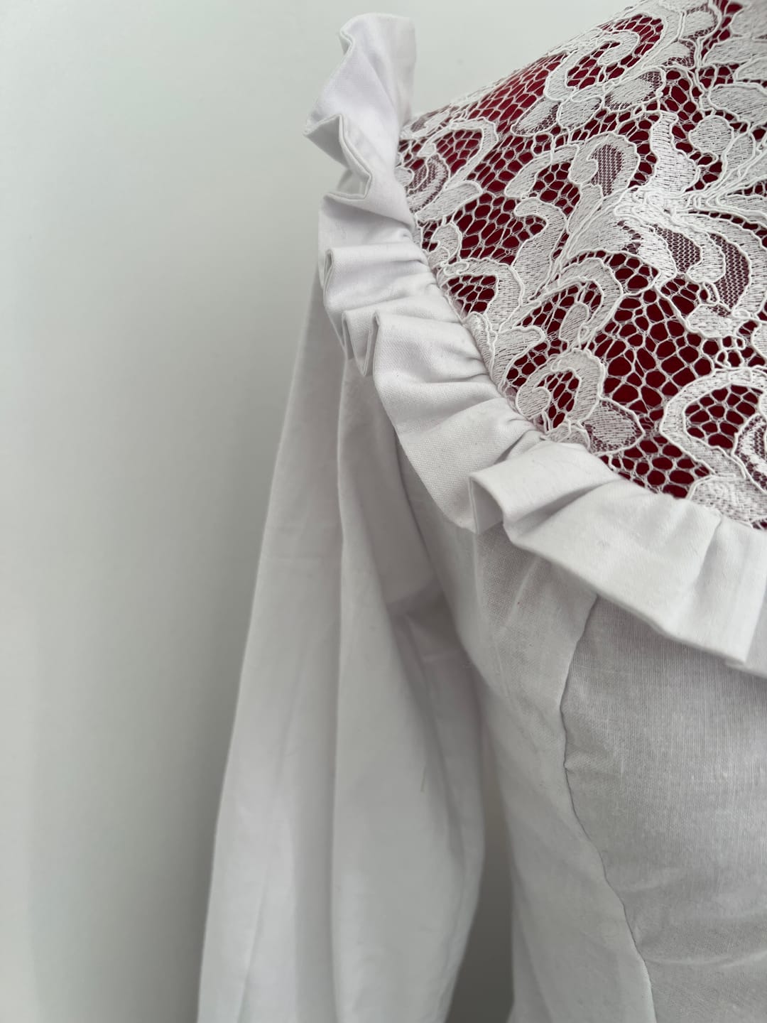 Customer photo review of Super Quality, Excellent Finish 100% Cotton 44" Wide - Pure White