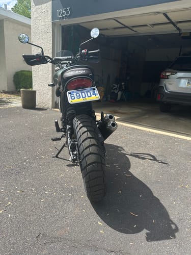 Customer photo review of Triumph Speed 400 & Scrambler 400  Low Profile Plug & Play Rear Turn Signal Kits