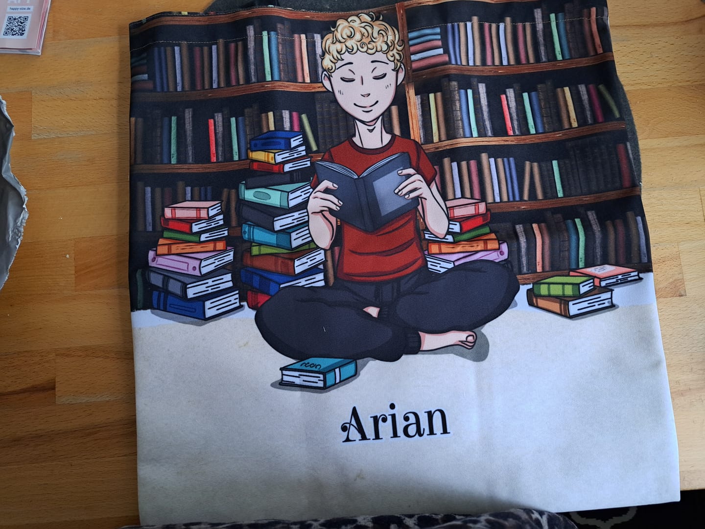 Customer photo review of Büchermädchen - Individuelle Tragetasche