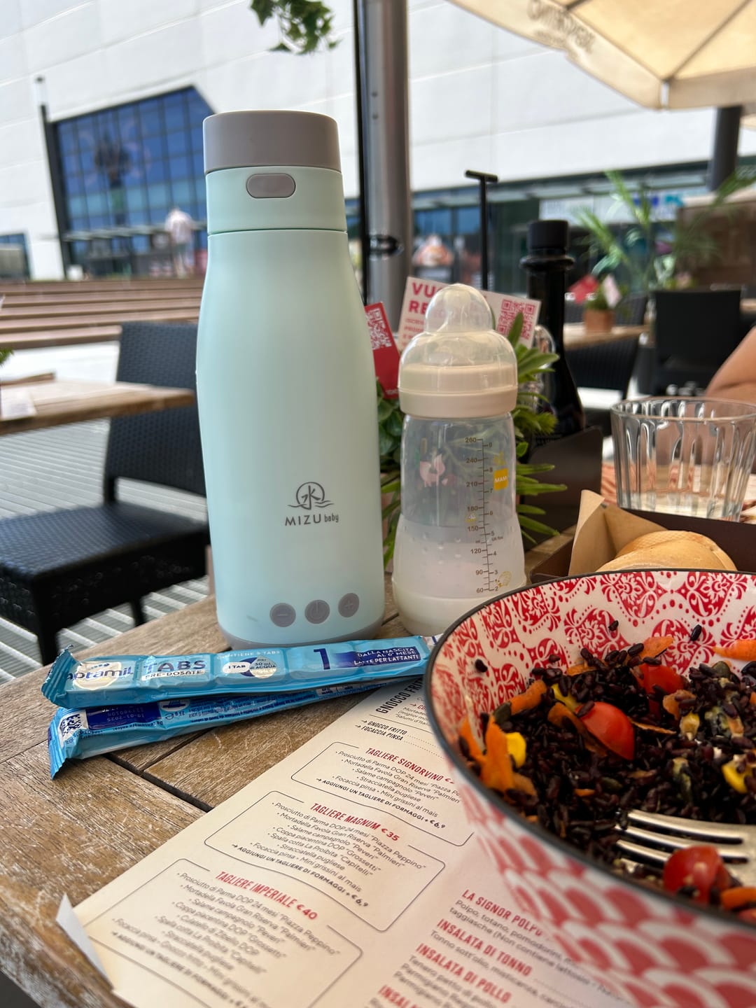 Customer photo review of Yume Evolution - Thermos doppia alimentazione