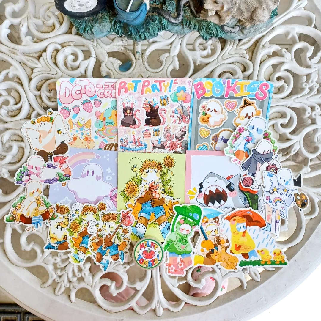 Customer photo review of Mystery Sticker Sheet Packs!