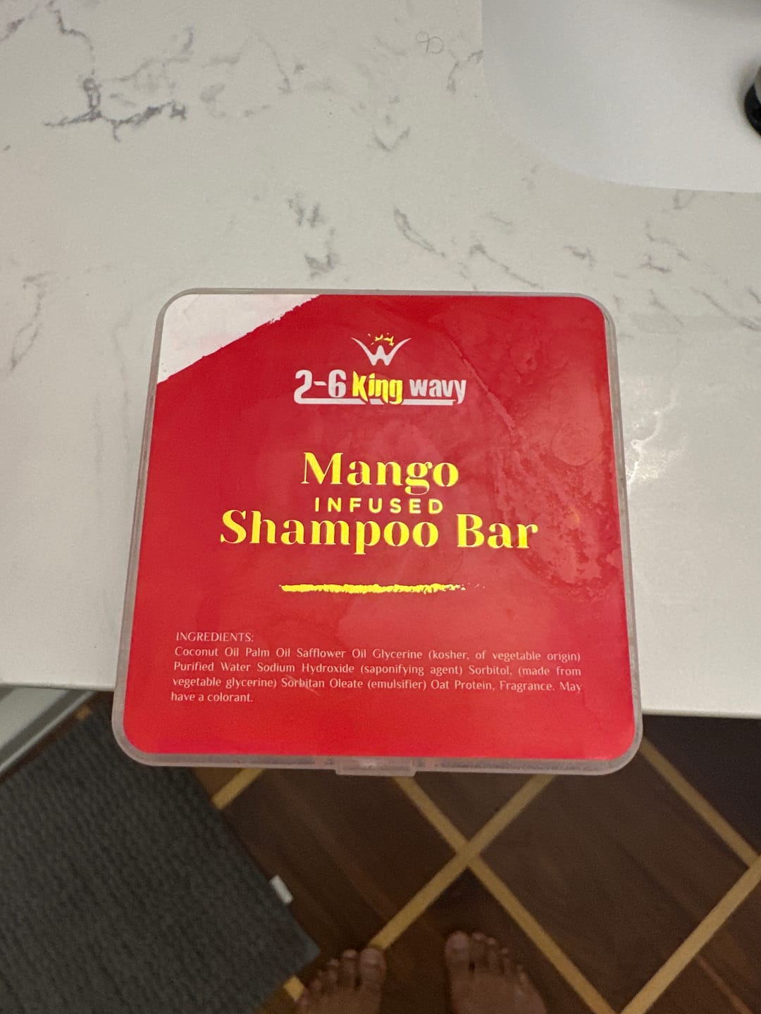 Customer photo review of Shampoo Bar