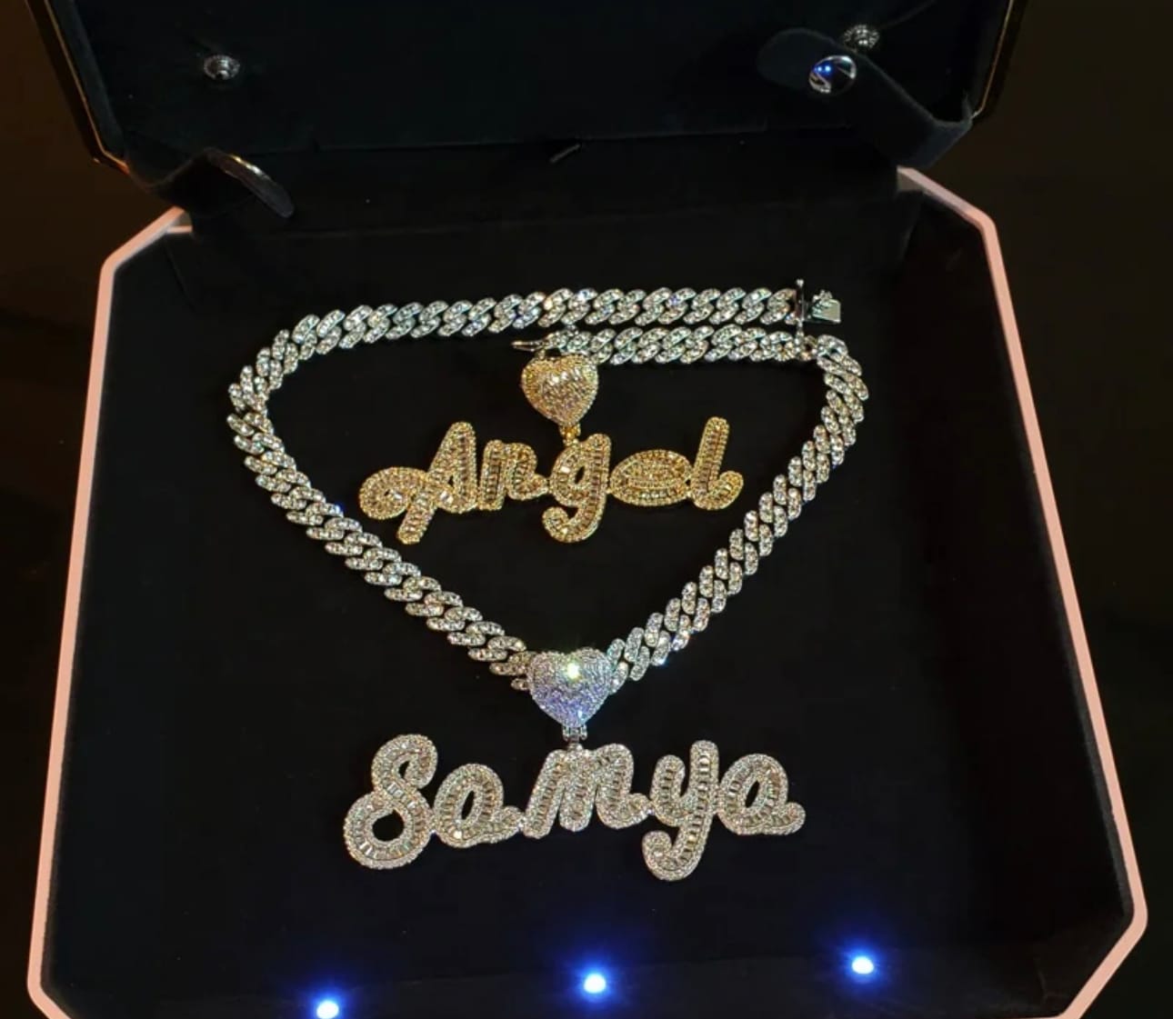 Customer photo review of DAZZLE CUSTOM NECKLACE