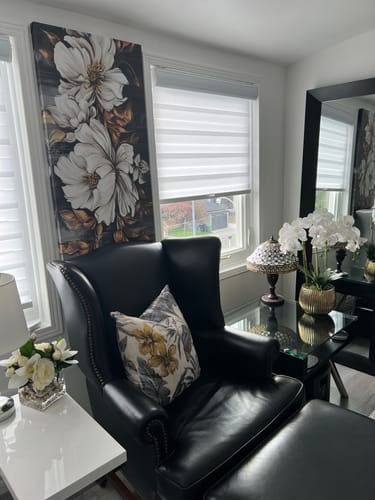 Customer photo review of 'Glory Flower' Framed Canvas
