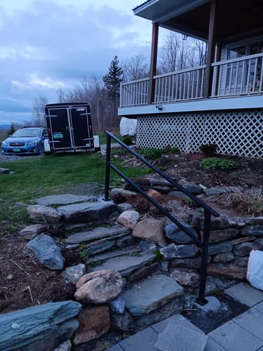 Customer photo review of Stair Handrail Kit