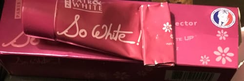 Customer photo review of Fair and White So White Skin Perfector Lightening Cream 50ml / 1.6 fl oz