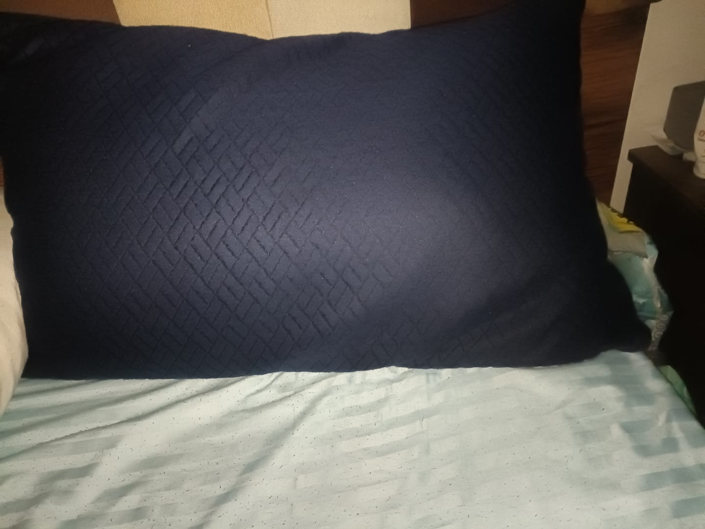 Customer photo review of Super Soft Shredded Memory Foam Pillow