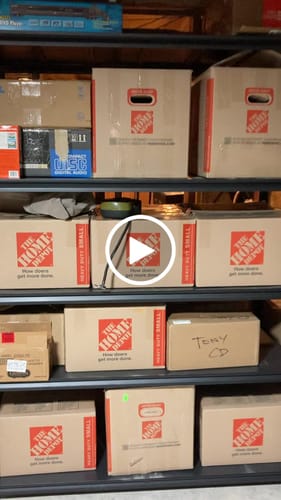 Customer video review of REIBII 78"H Storage Shelves 3000LBS Garage Shelving,Heavy Duty Adjustable Metal Shelves Unit for Storage Rack