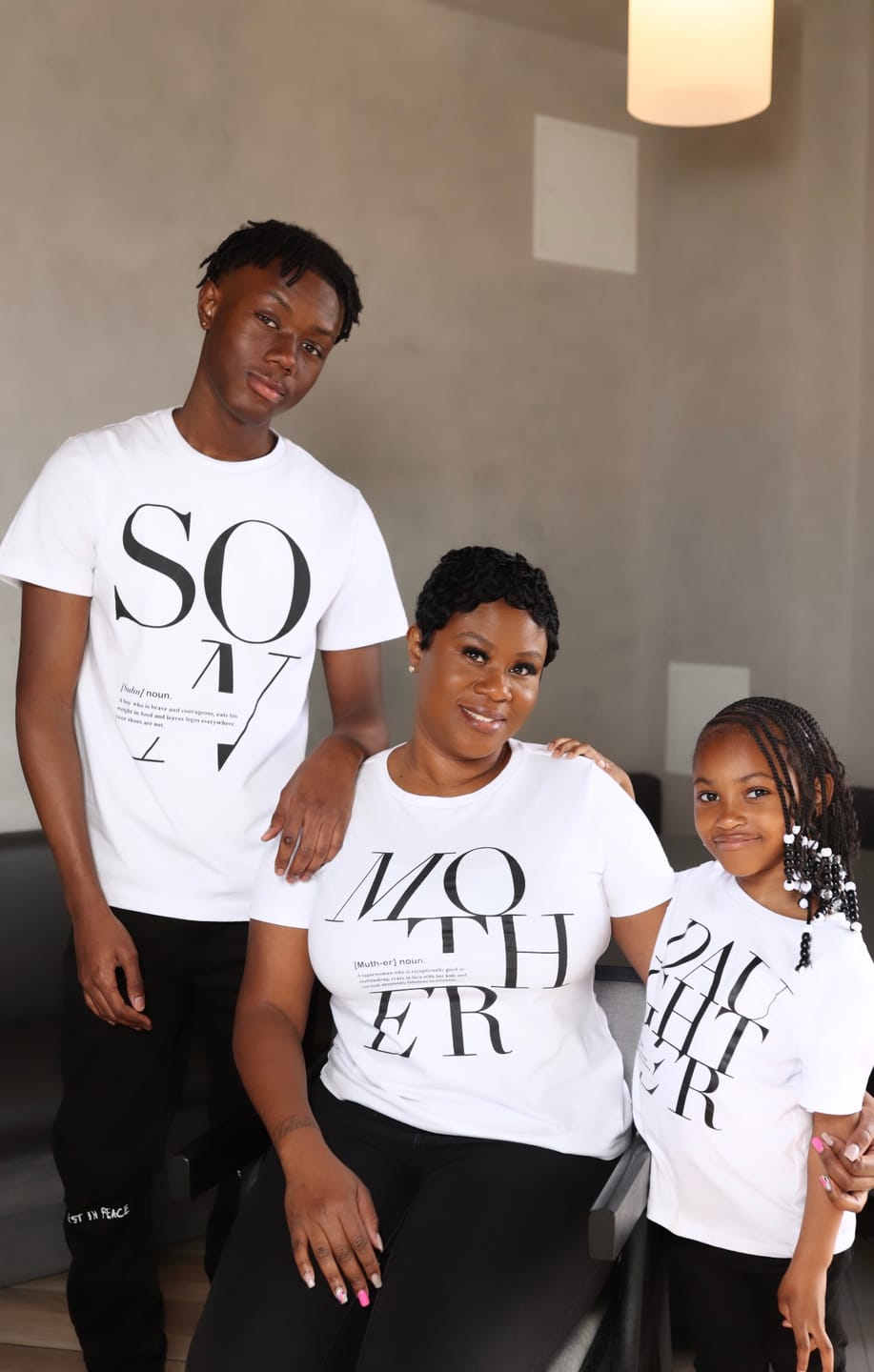 Customer photo review of Mother logo Remix T-shirt