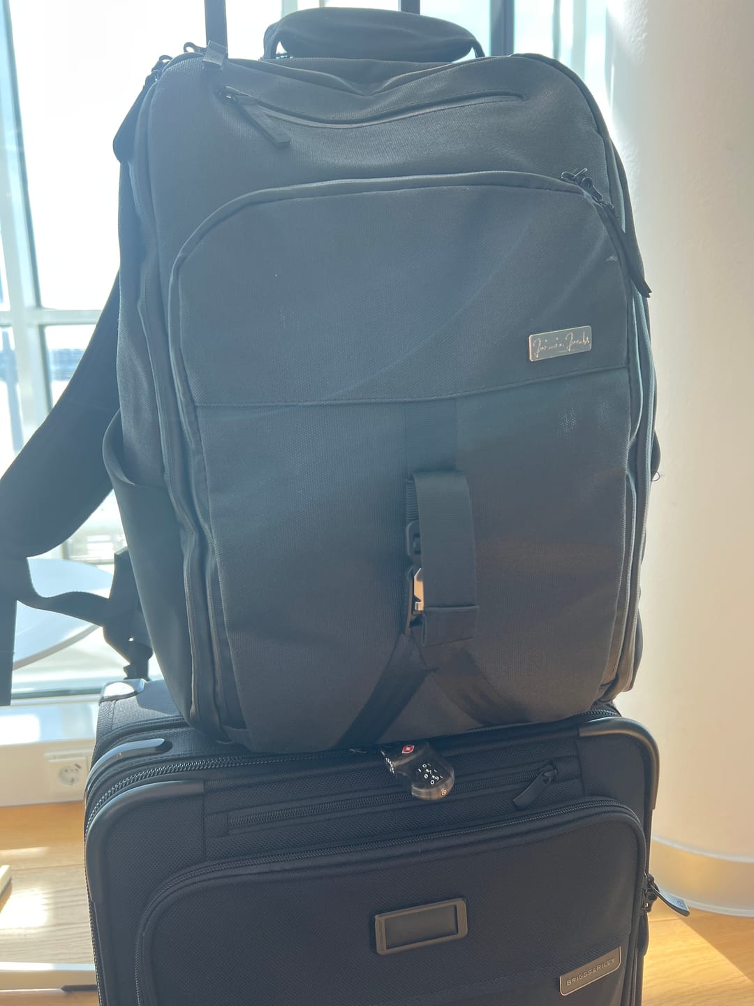 Customer photo review of Backpack – optional with laptop compartment (Tech-Sleeve)