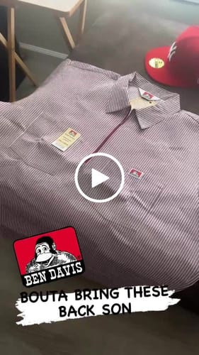 Customer video review of Ben Davis Short Sleeve Striped 1/2 Zip Shirt