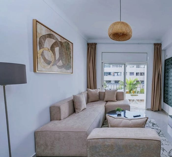 Customer photo review of Tableau décoratif Boho Oasis - Cadre américain