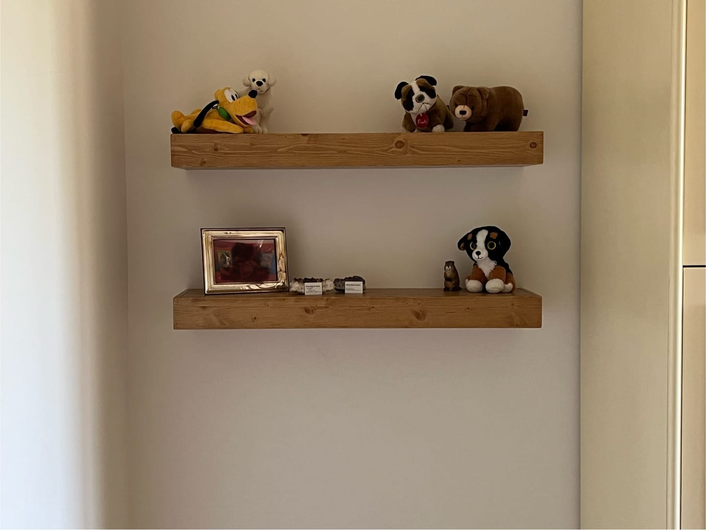 Customer photo review of Mensola sospesa - MARTE - Profondità 15-20-25 cm. Rovere