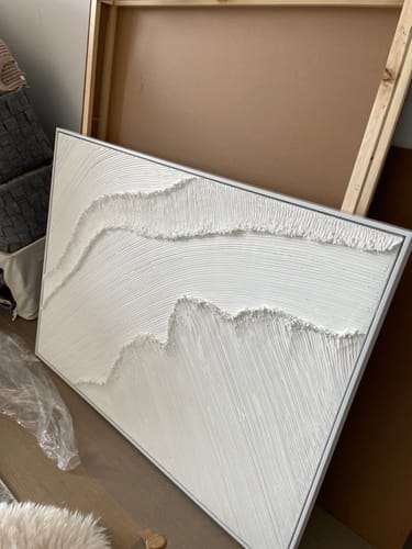 Customer review photo for Plaster Art Texture Painting #TX099