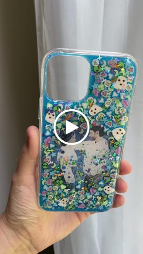 Customer video review of Custom Sprkl Phone Case With Picture