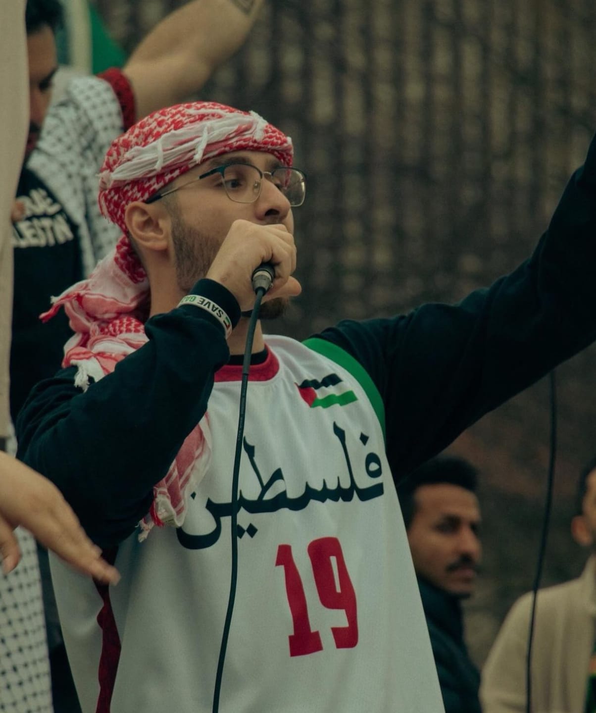 Customer photo review of Palestine Custom Basketball Jersey