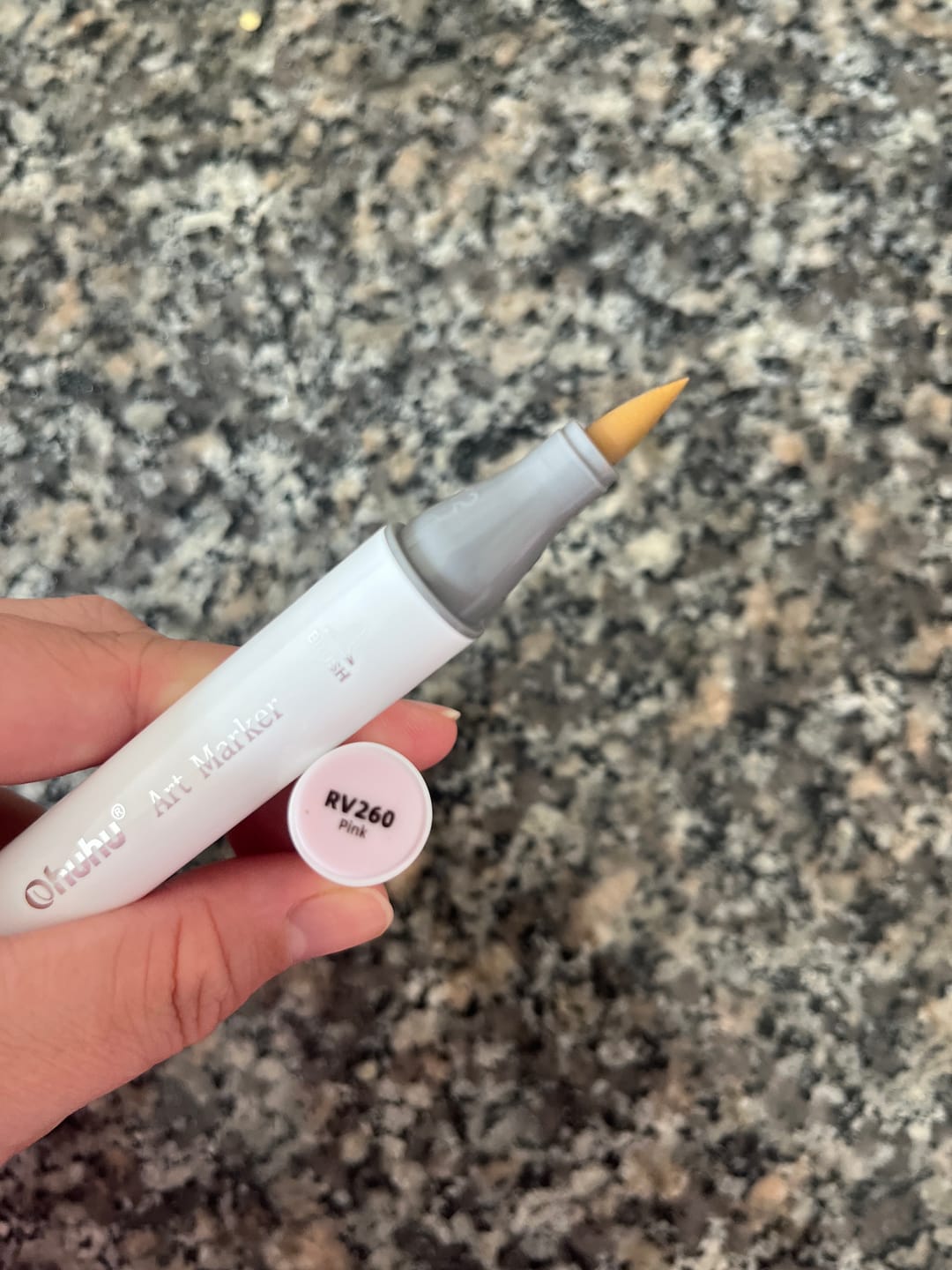 Customer photo review of Ohuhu Honolulu RV260 / R22 Individual Marker, Brush & Chisel