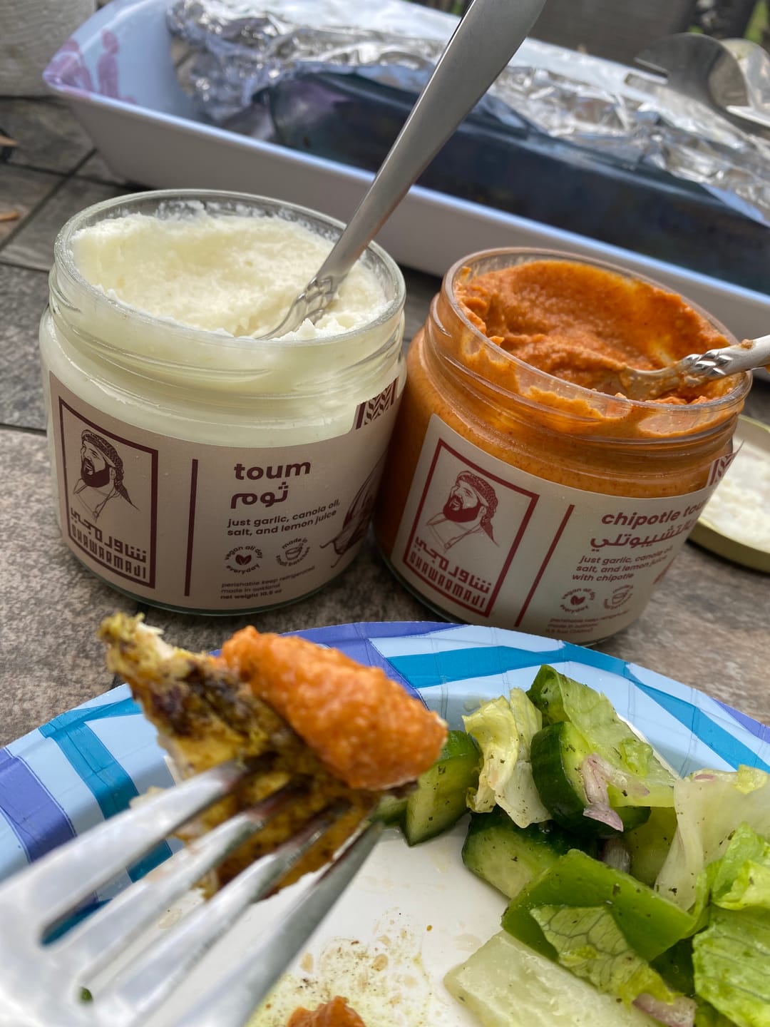 Customer photo review of sauce trio
