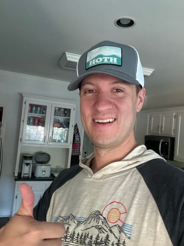 Customer photo review of Hoth Glacier National Park Patch Hats