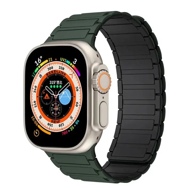 Customer photo review of Silicone Magnetic Link Strap for Apple Watch