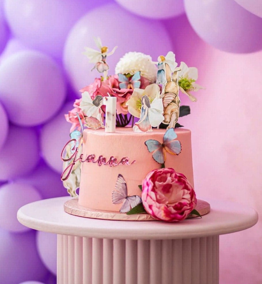 Customer photo review of Acrylic Name Cake Charm