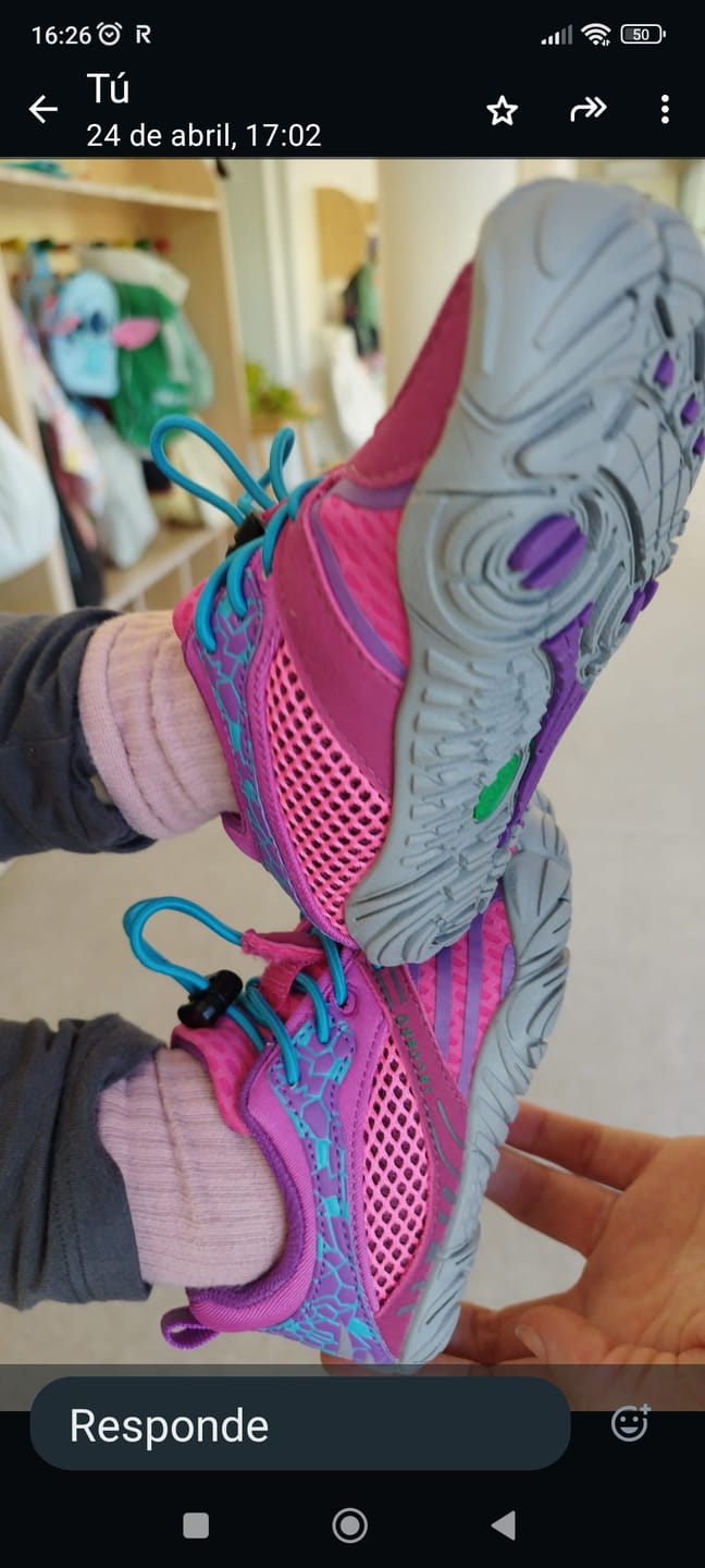 Customer photo review of Niños Vitality Ⅰ - Zapatos Barefoot