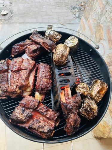 Reseña con foto de un cliente sobre Short Rib 1, 2, 3 Pieza Básica