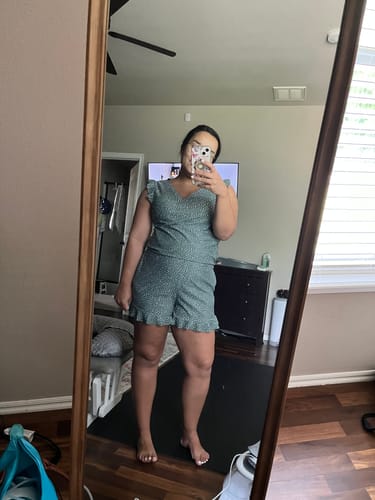Customer photo review of ginger swim romper