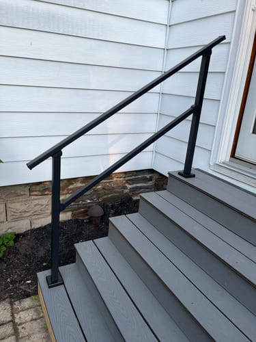 Customer photo review of Stair Handrail Kit