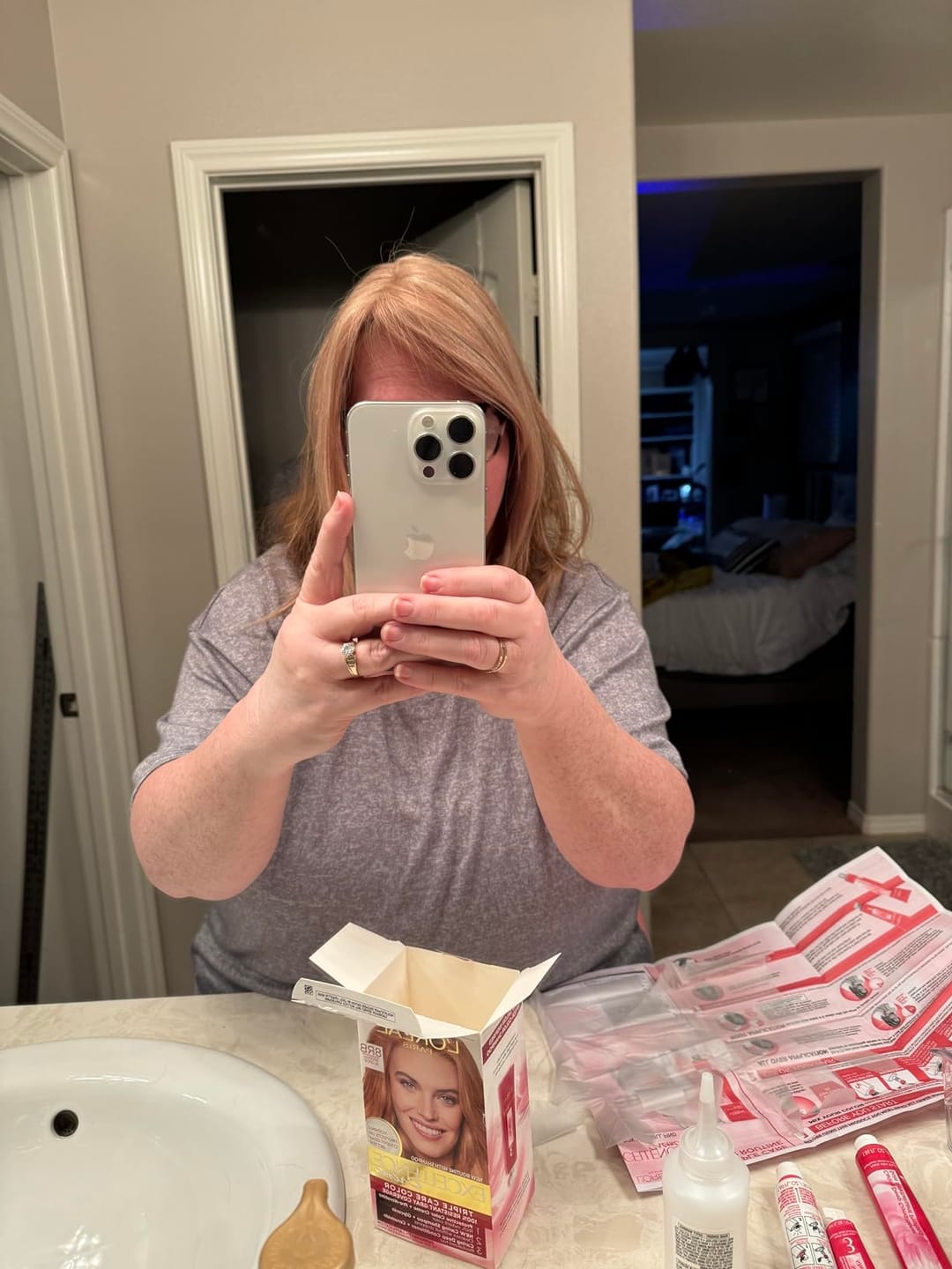 Customer photo review of Virgin Hair Mono Topper Blonde Highlights Human Hair Piece Toupee #16/22