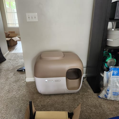 Customer photo review of Self-Cleaning Litter Box