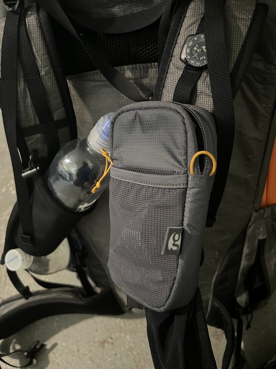 Customer photo review of Shoulder Strap Pocket