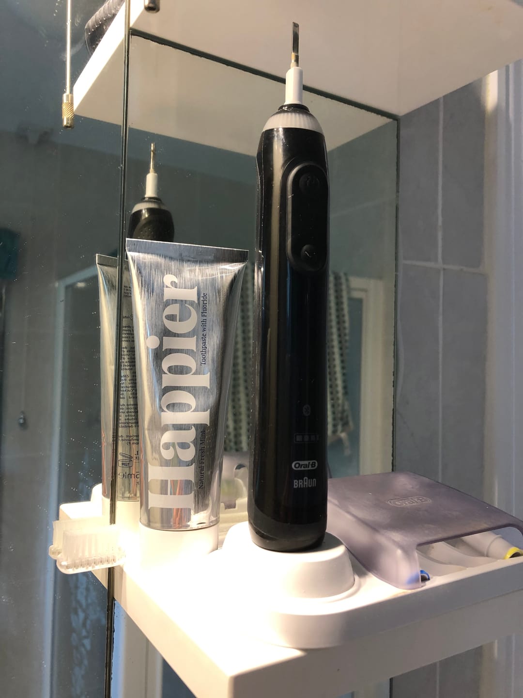 Customer photo review of Happier Fresh Mint Toothpaste