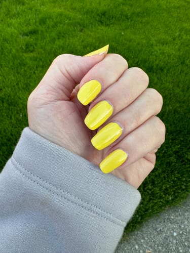 Customer photo review of Longwear Nail Polish - Lemonade