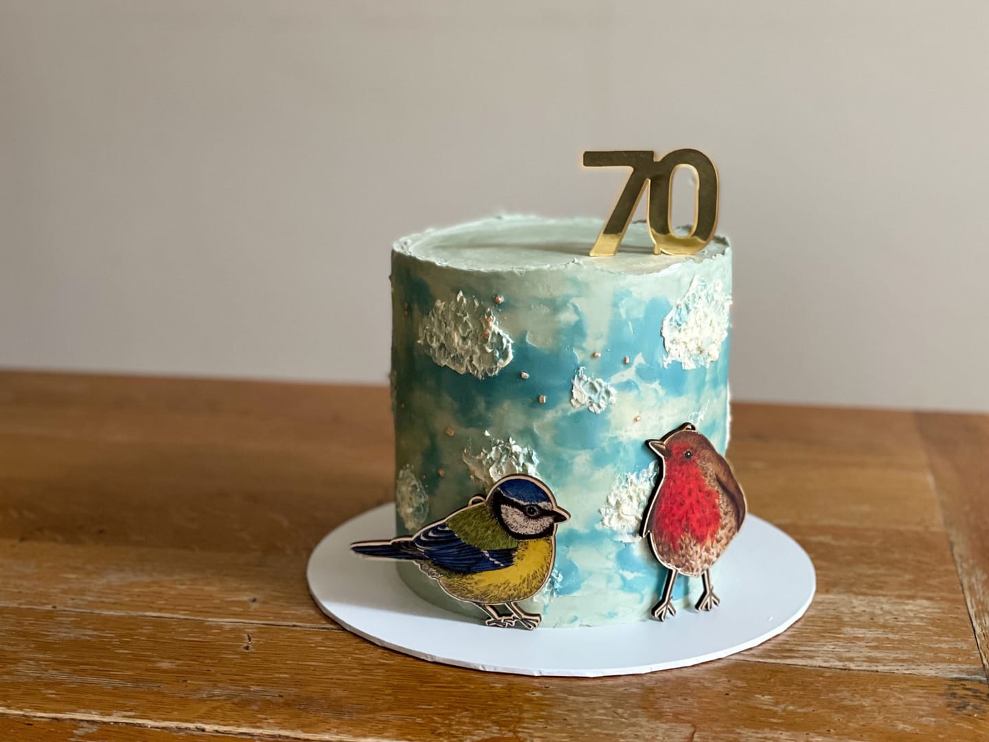 Customer photo review of Double Digit Joined Number Acrylic Cake Charm