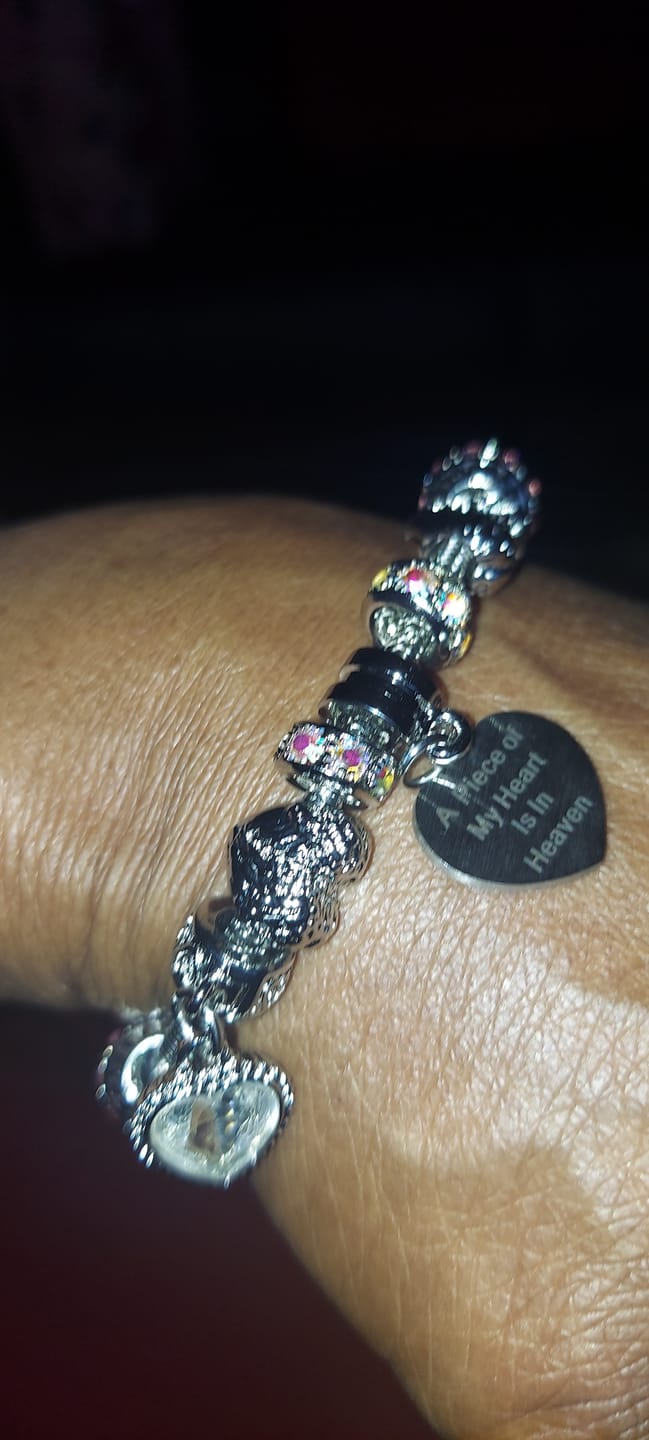 Customer photo review of Piece Of My Heart Bracelet