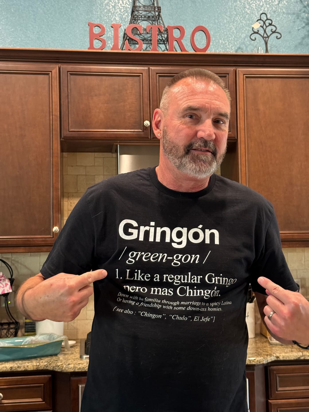 Customer photo review of El Gringon OG Old School T-Shirt
