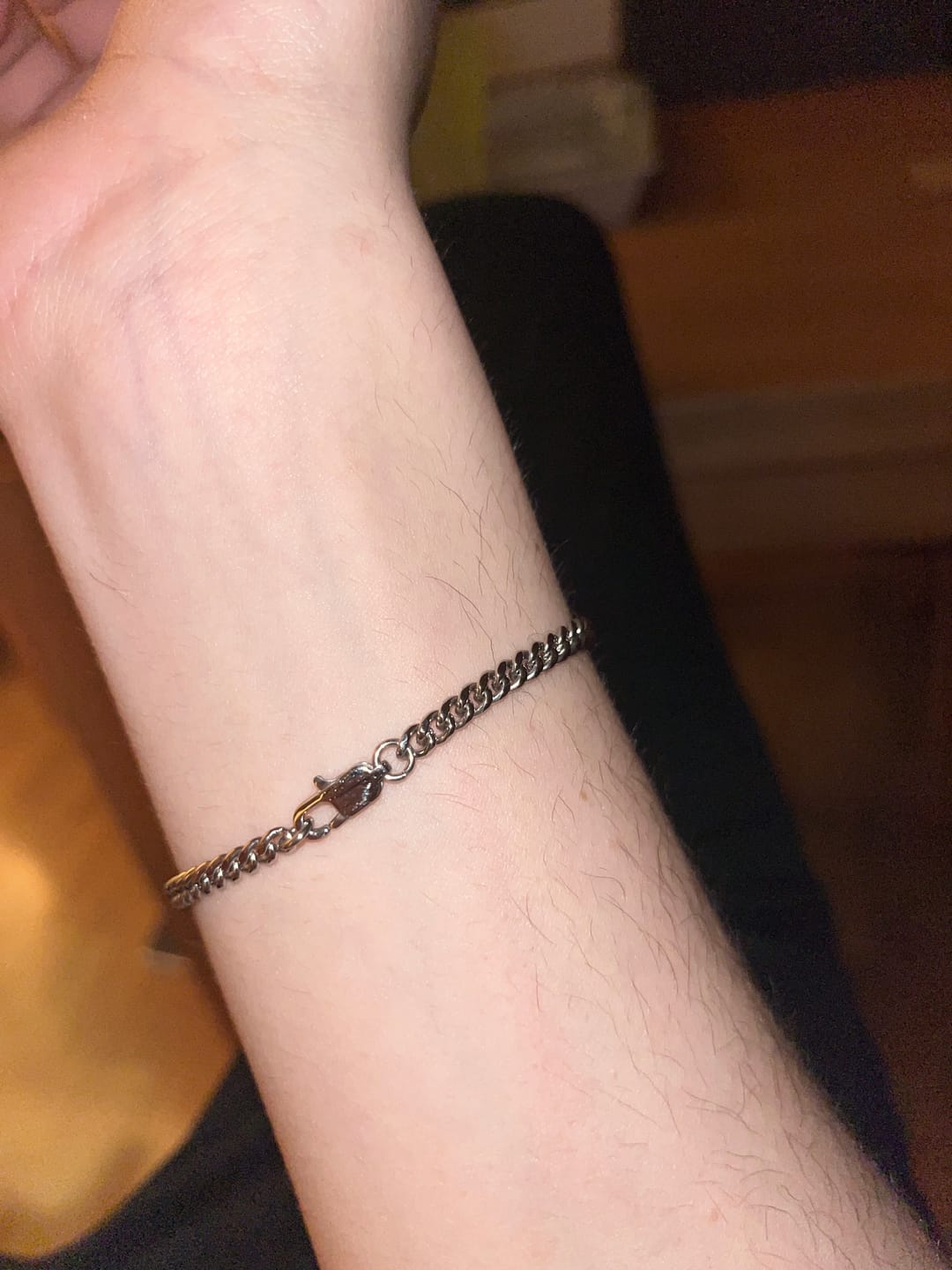 Customer photo review of CLEAN CUBANA CHAIN. - 4MM WHITE GOLD