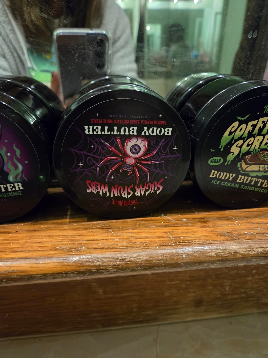 Customer photo review of Sugar Spun Webs Body Butter
