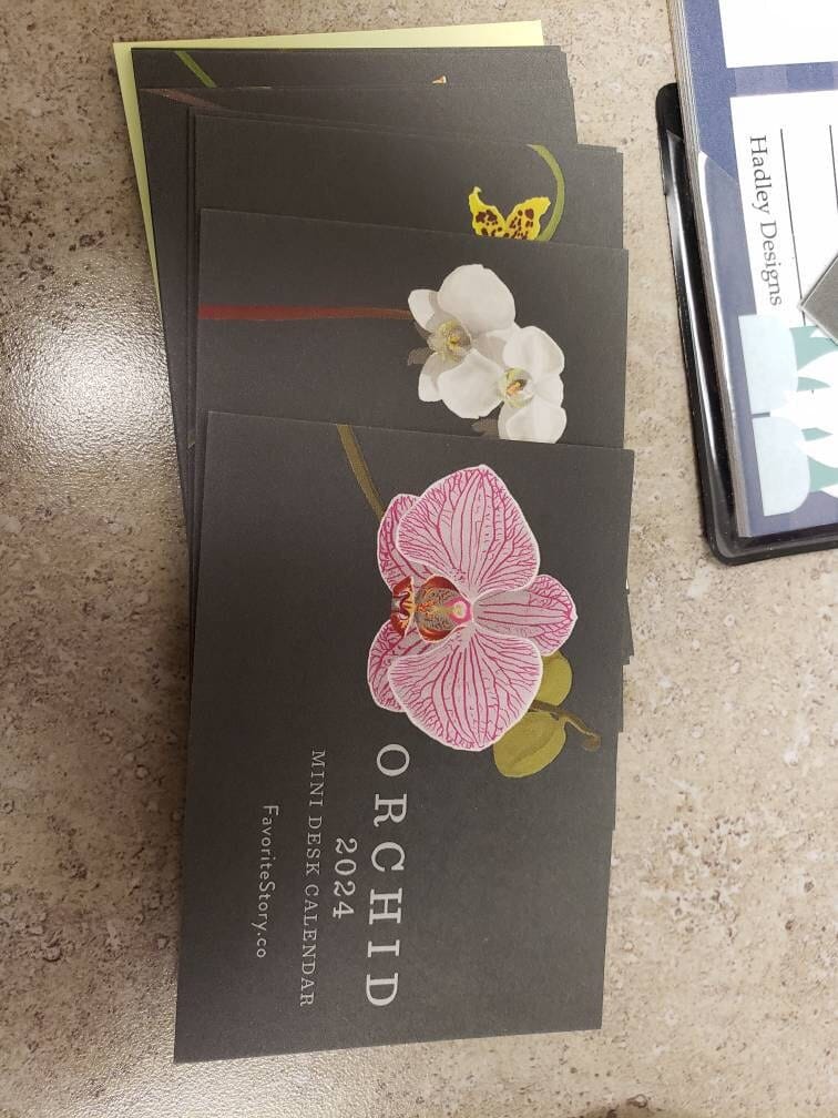 Customer photo review of 2024 Mini Desk Calendar