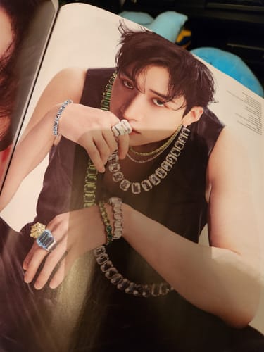Customer photo review of STRAY KIDS BANG CHAN on NYLON JAPAN MAGAZINE (April 2024 Issue)