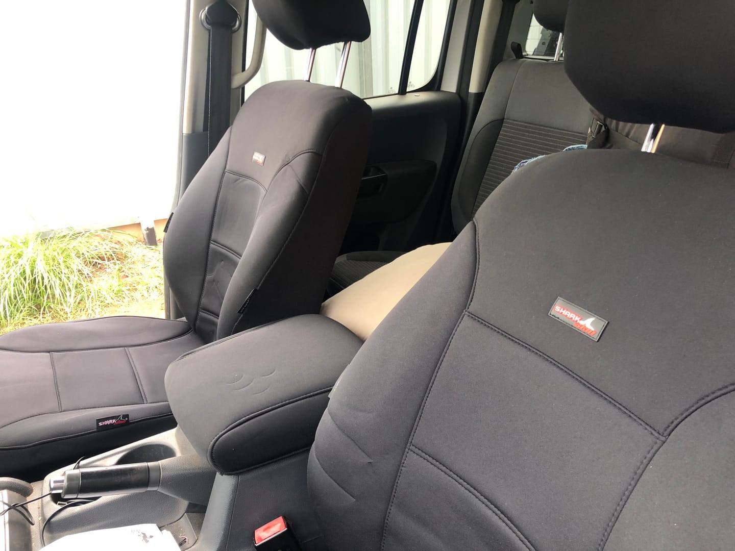 Customer photo review of Sharkskin Front Seat Covers for Volkswagen Amarok (02/2011 - 05/2023)