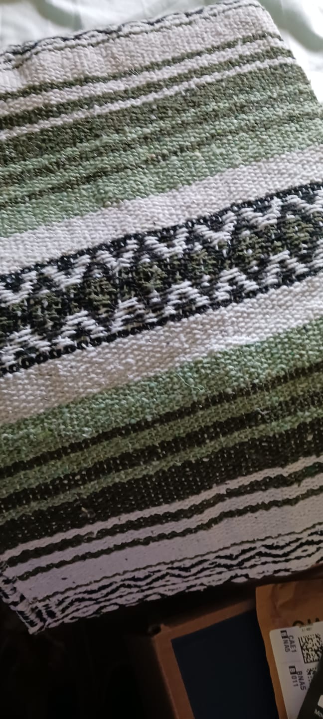 Customer photo review of Striped Falsa Blanket