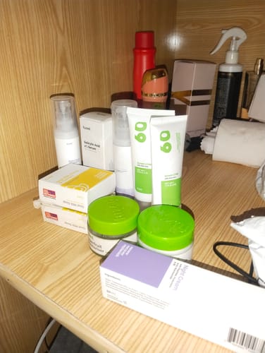 Customer photo review of Night Cream with Niacinamide, Hyaluronic Acid, Peptides & B5