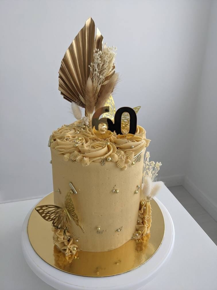 Customer photo review of Double Digit Joined Number Acrylic Cake Charm