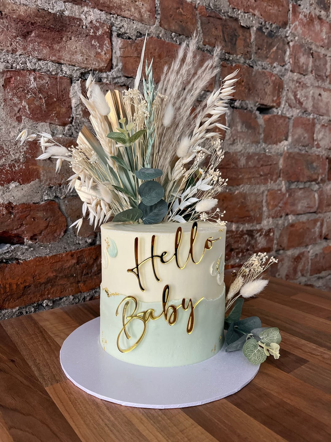 Customer photo review of Acrylic Name Cake Charm